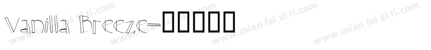 Vanilla Breeze字体转换